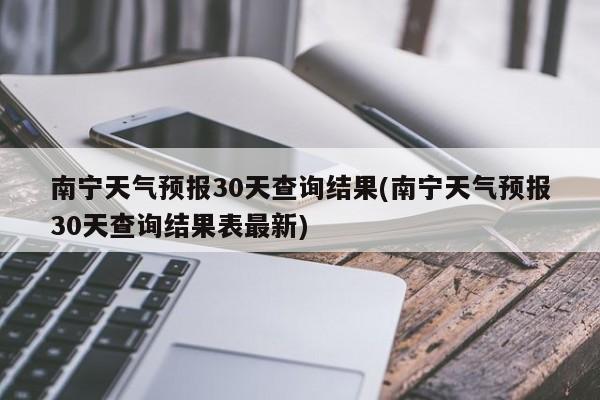 南宁天气预报30天查询结果(南宁天气预报30天查询结果表最新) 第1张